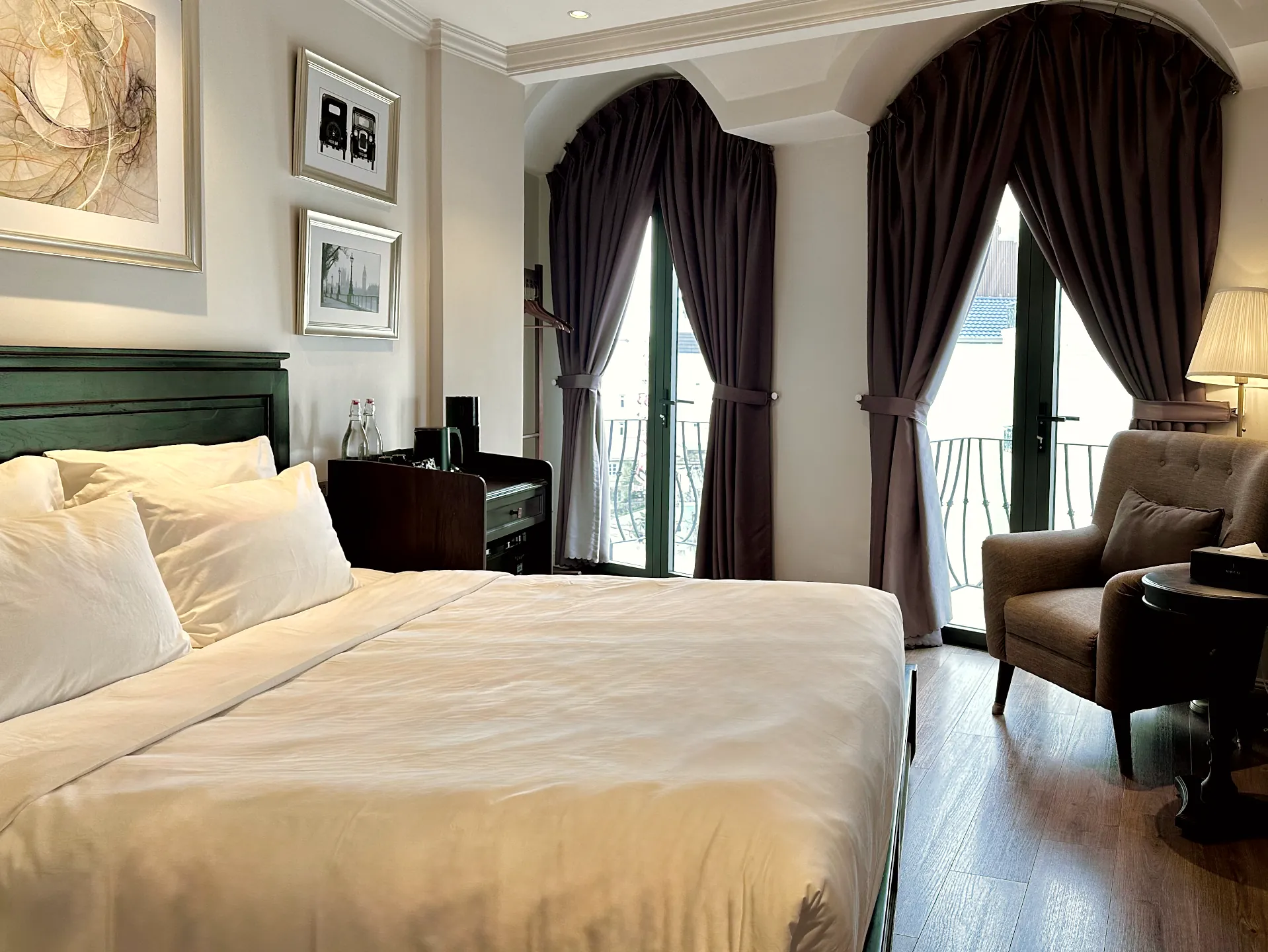 Phòng Deluxe Monical Hotel Đà Lạt, view thành phố